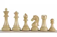 Ekskluzywne figury szachowe 4,25 cala - obciążane