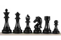 Ekskluzywne figury szachowe 4,25 cala - obciążane