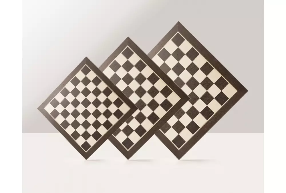 Deska szachowa nr 6 (bez opisu) wenge/klon (intarsja)