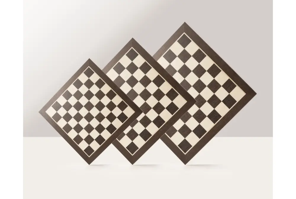 Deska szachowa nr 5 (bez opisu) wenge/klon (intarsja)