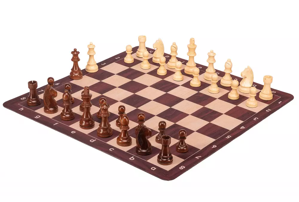 Szachownica zwijana nr 6 (51 cm), antypoślizgowy spód MAHOGANY