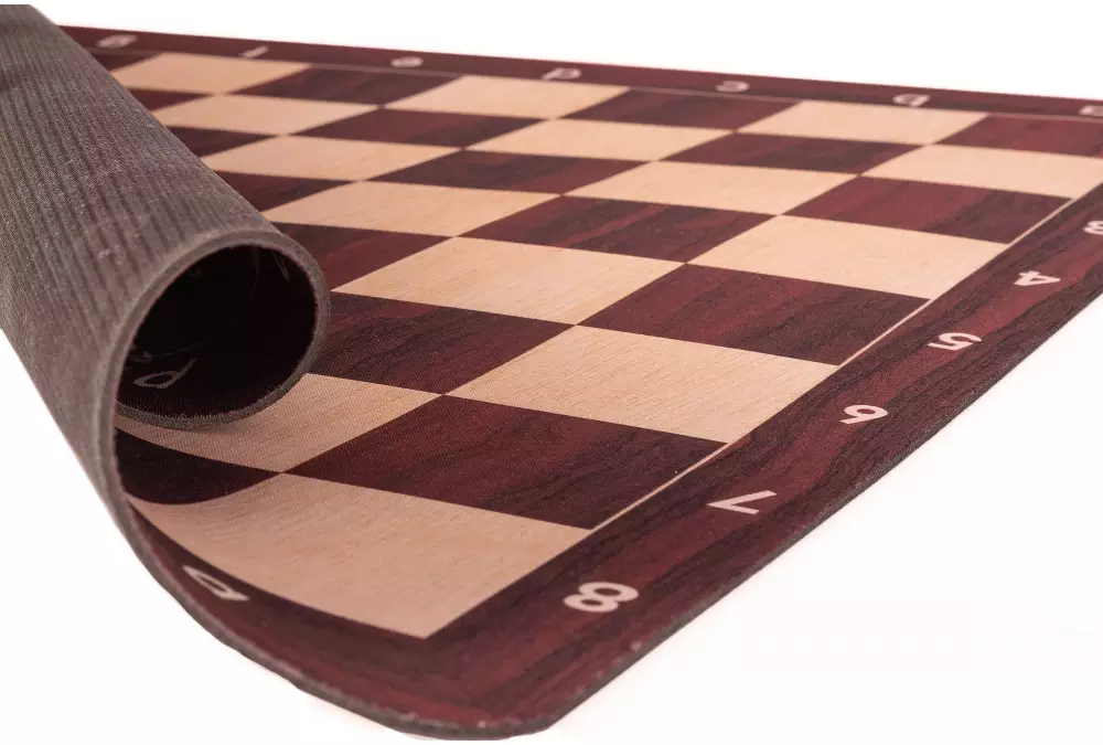Szachownica zwijana nr 6 (51 cm), antypoślizgowy spód MAHOGANY