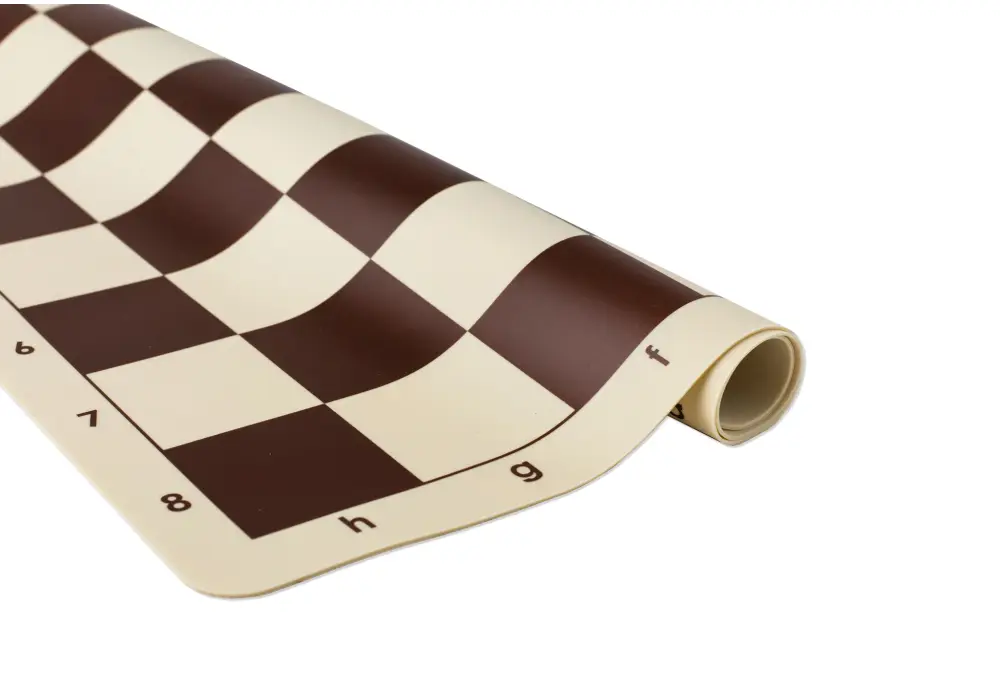 Szachownica silikonowa nr 6, biało - brązowa