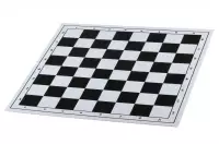 Szachownica plastikowa składana nr 4, biało - czarna Szachownica plastikowa składana nr 4, biało - czarna