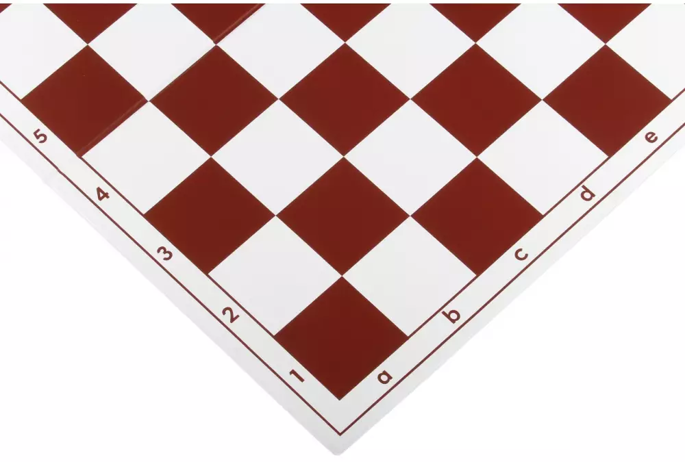 Szachownica plastikowa składana nr 4+, biało - czerwona