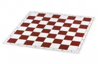 Szachownica plastikowa składana nr 6, biało - czerwona Szachownica plastikowa składana nr 6, biało - czerwona