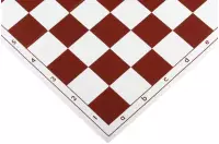 Szachownica plastikowa składana nr 6, biało - czerwona Szachownica plastikowa składana nr 6, biało - czerwona