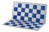 Szachownica plastikowa składana nr 6, biało - niebieska Szachownica plastikowa składana nr 6, biało - niebieska