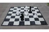 Szachownica nylonowa do szachów ogrodowych o polu 21cm Szachownica nylonowa do szachów ogrodowych o polu 21cm