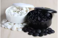 Zestaw do gry w GO - deska winylowa rolowana 19x19 + kamienie do GO Zestaw do gry w GO - deska winylowa rolowana 19x19 + kamienie do GO