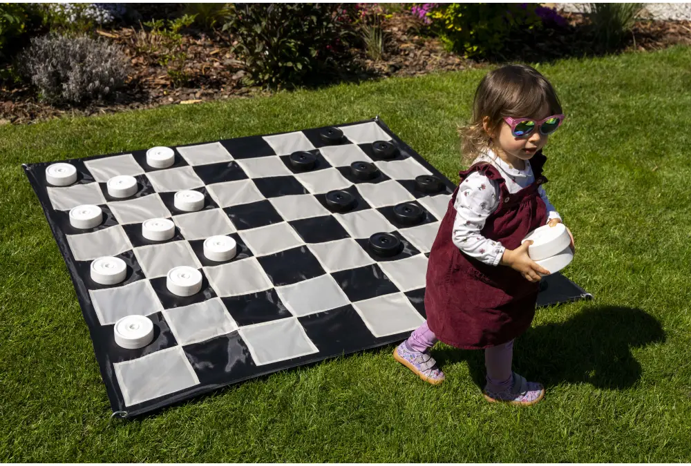 Warcaby (pionki / kamienie) ogrodowe XL (średnica 10 cm)