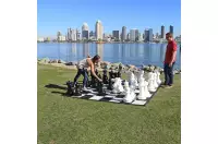 Szachownica gumowa do szachów oraz warcabów plenerowych / ogrodowych (pole 30 cm) Szachownica gumowa do szachów oraz warcabów plenerowych / ogrodowych (pole 30 cm)