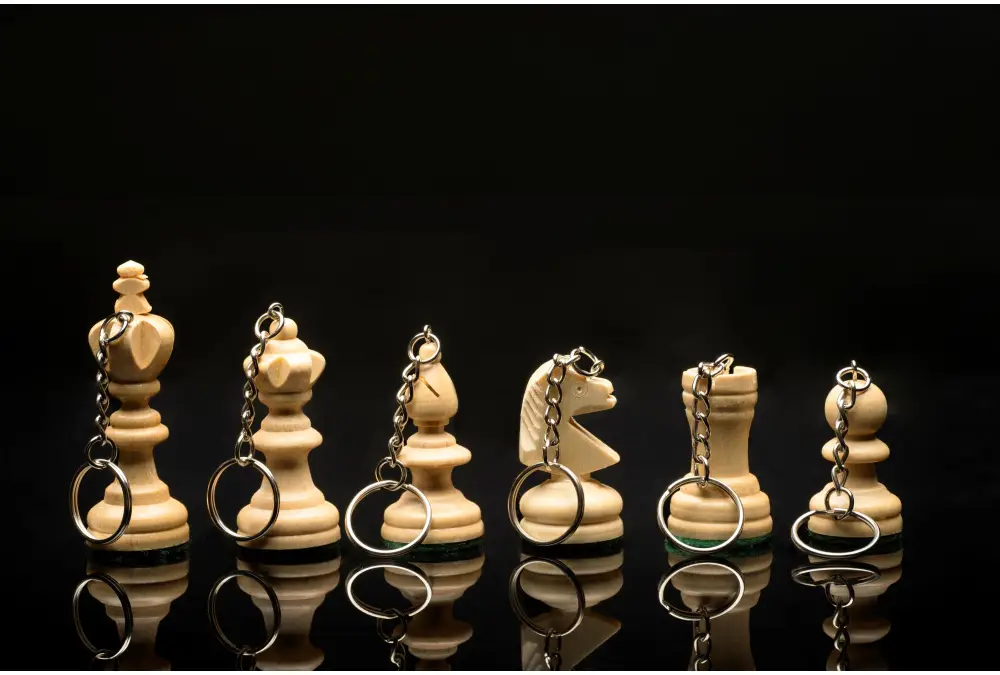 Brelok biała wieża