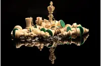 Brelok biały król Brelok biały król