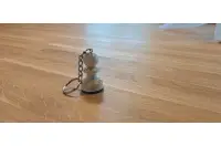 Brelok biały pion Brelok biały pion