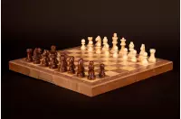 Szachy magnetyczne-orzechowe (33x33cm) Szachy magnetyczne-orzechowe (33x33cm)