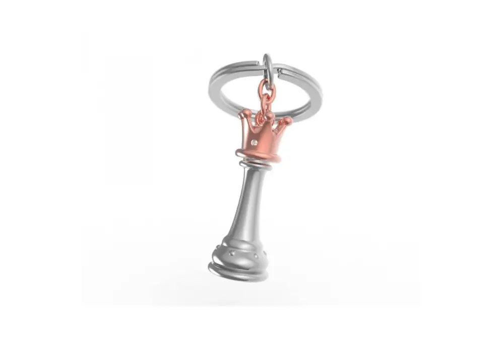 Elegancki breloczek szachowy Meta[l]morphose - hetman