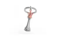 Elegancki breloczek szachowy Meta[l]morphose - hetman