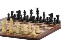 Zestaw szachowy French Lardy - szachownica (pole 50 mm), figury (król 90 mm) Zestaw szachowy French Lardy - szachownica (pole 50 mm), figury (król 90 mm)