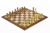 Zestaw szachowy French Mahogany| Król 98 mm | Pole 58 mm | Drewniany Zestaw szachowy French Mahogany| Król 98 mm | Pole 58 mm | Drewniany