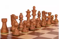 Zestaw szachowy French Mahogany| Król 98 mm | Pole 58 mm | Drewniany Zestaw szachowy French Mahogany| Król 98 mm | Pole 58 mm | Drewniany