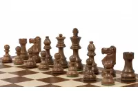 Zestaw szachowy French Lardy (replika) - szachownica (pole 58 mm), figury (król 96 mm) Zestaw szachowy French Lardy (replika) - szachownica (pole 58 mm), figury (król 96 mm)