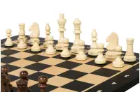 Zestaw szachowy turniejowy Nr 4 - szachownica 40 mm + figury Sunrise Staunton 78 mm Zestaw szachowy turniejowy Nr 4 - szachownica 40 mm + figury Sunrise Staunton 78 mm