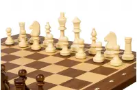 Zestaw szachowy turniejowy Nr 4 - szachownica 40 mm + figury Sunrise Staunton 78 mm Zestaw szachowy turniejowy Nr 4 - szachownica 40 mm + figury Sunrise Staunton 78 mm