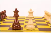 Zestaw szachowy | Figury szachowe German 5+ | Król 98 mm | Szachownica tekturowa Zestaw szachowy | Figury szachowe German 5+ | Król 98 mm | Szachownica tekturowa