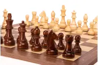 Zestaw szachowy German Walnut | Król 98 mm | Pole 50 mm | Drewniany Zestaw szachowy German Walnut | Król 98 mm | Pole 50 mm | Drewniany
