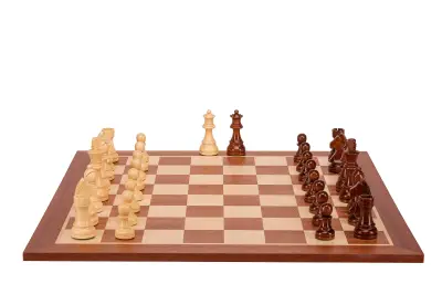 Zestaw szachowy German | Król 98 mm | Pole 58 mm | Drewniany