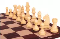Zestaw szachowy | Figury szachowe German 5+ | Król 98 mm | Szachownica zwijana Mahoniowa Zestaw szachowy | Figury szachowe German 5+ | Król 98 mm | Szachownica zwijana Mahoniowa