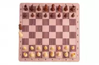 Zestaw szachowy | Figury szachowe German 5+ | Król 98 mm | Szachownica zwijana Light Zestaw szachowy | Figury szachowe German 5+ | Król 98 mm | Szachownica zwijana Light