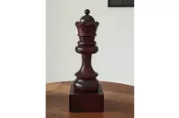 Puchar szachowy drewniany - Czarny Hetman (35 cm) Puchar szachowy drewniany - Czarny Hetman (35 cm)