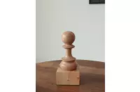 Puchar szachowy drewniany - Biały Pion (25 cm) Puchar szachowy drewniany - Biały Pion (25 cm)