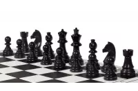 Figury szachowe Staunton nr 3 plastikowe (król 65 mm) do gry i analizy Figury szachowe Staunton nr 3 plastikowe (król 65 mm) do gry i analizy