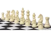 Figury szachowe Staunton, plastikowe (król 85 mm) Figury szachowe Staunton, plastikowe (król 85 mm)