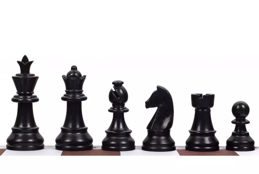 Figury szachowe Staunton 6, plastikowe (król 95 mm)