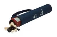 Podróżny zestaw szachowy - figury plastikowe TR03G (król 96 mm) + szachownica zwijana o polu 50 mm + torba Podróżny zestaw szachowy - figury plastikowe TR03G (król 96 mm) + szachownica zwijana o polu 50 mm + torba