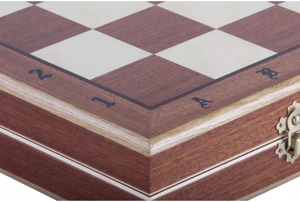 DUŻE SZACHY ORAWA intarsja (48,5 x 48 cm)