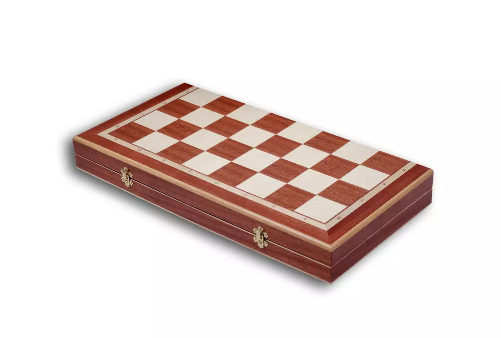 DUŻE SZACHY FANTAZJA (58x58cm) intarsjowane