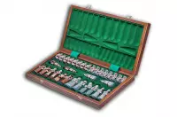 DUŻE SZACHY FANTAZJA (58x58cm) intarsjowane