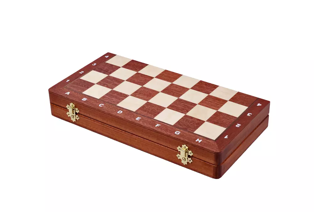 Szachy Turniejowe nr 4 Intarsjowane z dodatkowymi hetmanami