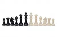 Figury szachowe Staunton nr 6, kremowo-czarne (król 96 mm) Figury szachowe Staunton nr 6, kremowo-czarne (król 96 mm)