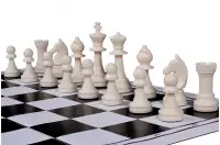 Figury szachowe Staunton nr 6, kremowo-czarne (król 96 mm) Figury szachowe Staunton nr 6, kremowo-czarne (król 96 mm)