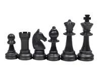 Figury szachowe Staunton nr 6, kremowo-czarne (król 96 mm) Figury szachowe Staunton nr 6, kremowo-czarne (król 96 mm)