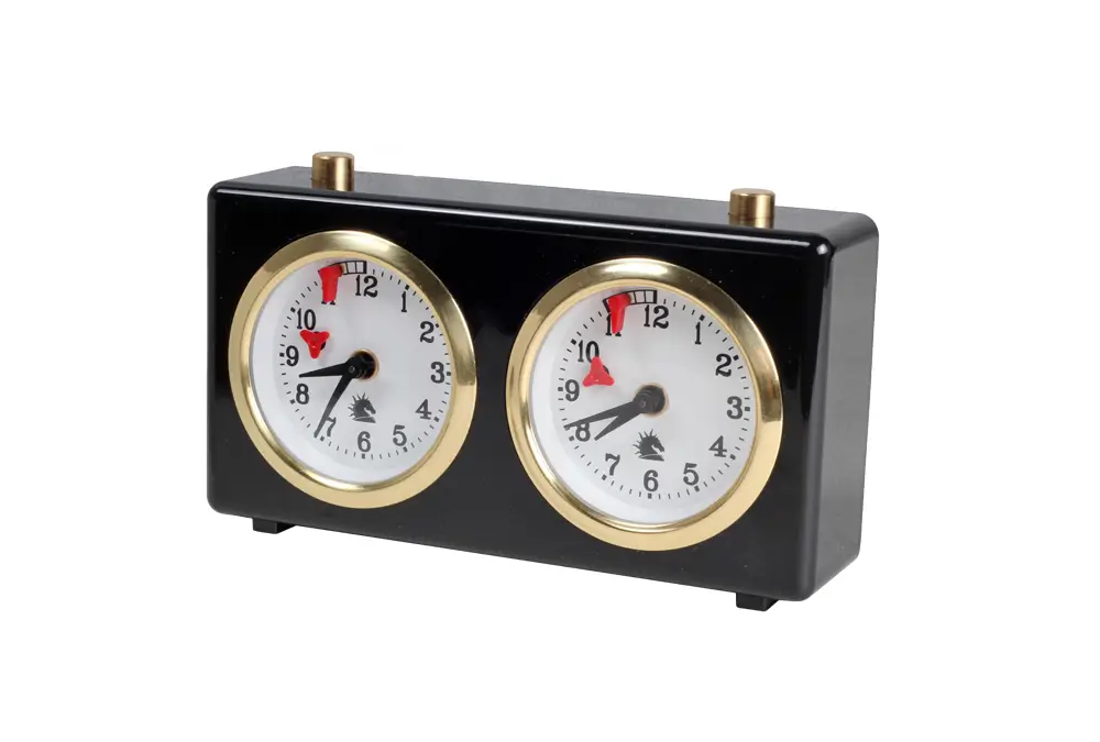 Zegar plastikowy CLASSIC mały, czarny