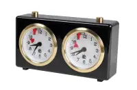 Zegar plastikowy CLASSIC mały, czarny Zegar plastikowy CLASSIC mały, czarny