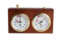 Zegar drewniany BHB bez podstawki - mały ciemny Zegar drewniany BHB bez podstawki - mały ciemny