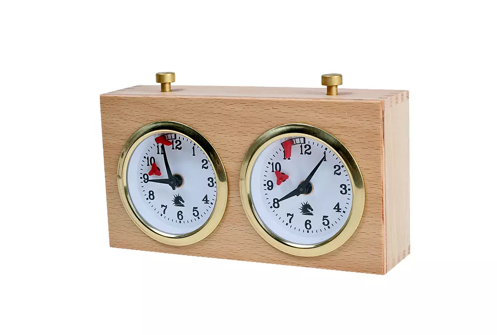 Zegar drewniany BHB bez podstawki - mały jasny